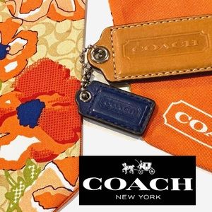 Coach Frosting! Poppies Scarf and Leather Tags